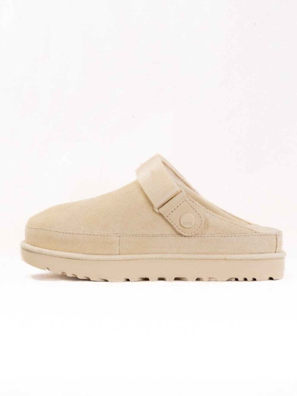 UGG Goldenstar Suede Clog Color:Pale Buttercup Women's 8 NWT - Picture 3 of 8
